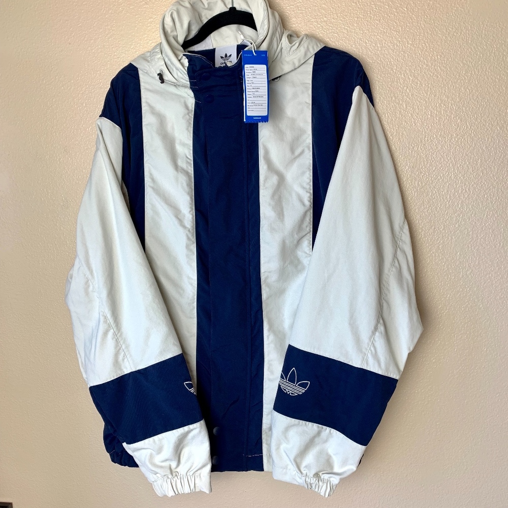 Adidas Originals Bailer Wind Jacket blue and white - Picture 3 of 8